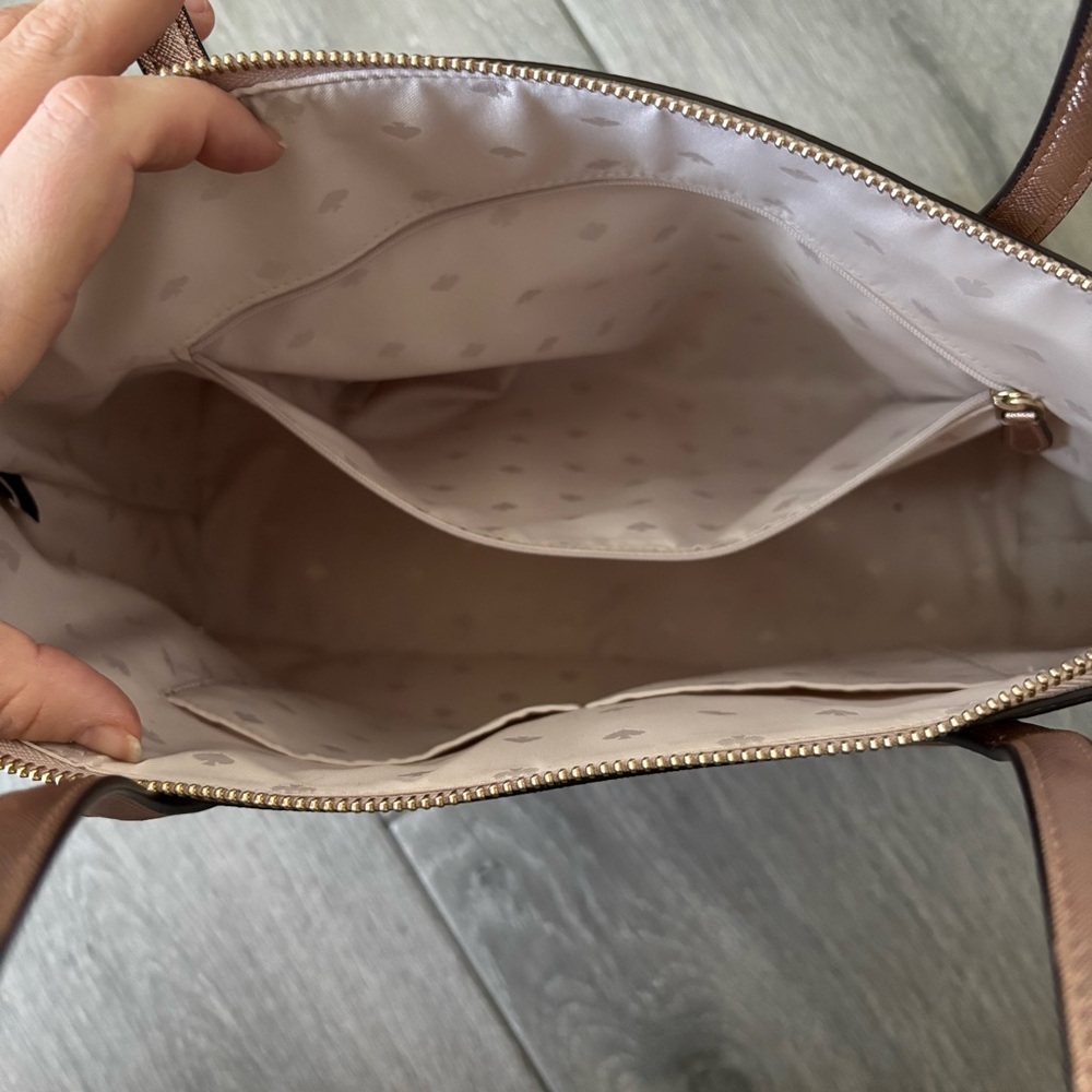 Kate Spade Rosegold sparkle purse - Picture 3 of 7